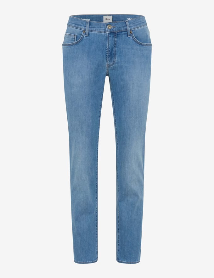 Brax Heren Jeans  Style CHUCK OCEAN BLUE USED, denim blauw regular, maat 38/30