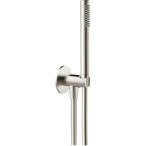 Herzbach LIVING SPA iX bath set with holder and connection bend seven round 17.914400.1.09