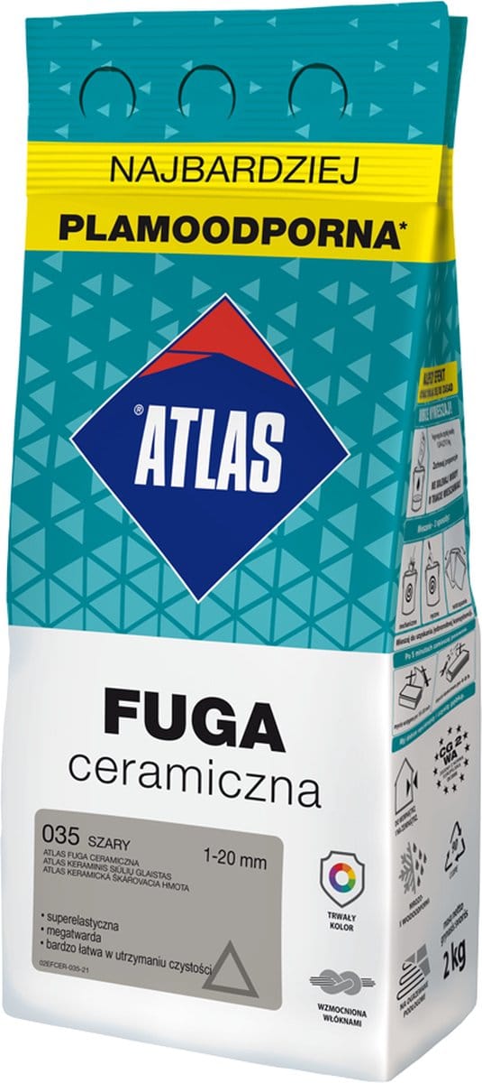 Atlas ceramic voegmiddel kleur Beige 2kg
