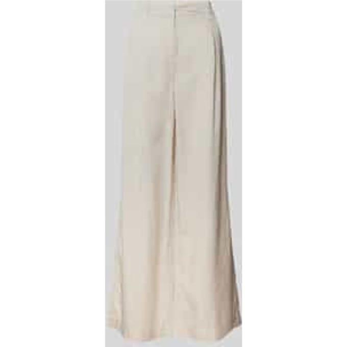 comma - female - Broek met wijde pijpen van lyocell, elastische tailleband en steekzakken