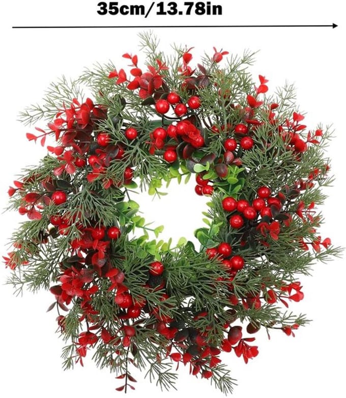 Allecto - Kerstkrans - Decoratieve Adventskrans - Stijlvolle