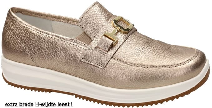 Ara -Dames - goud - ballerina's & mocassins - maat 36.5
