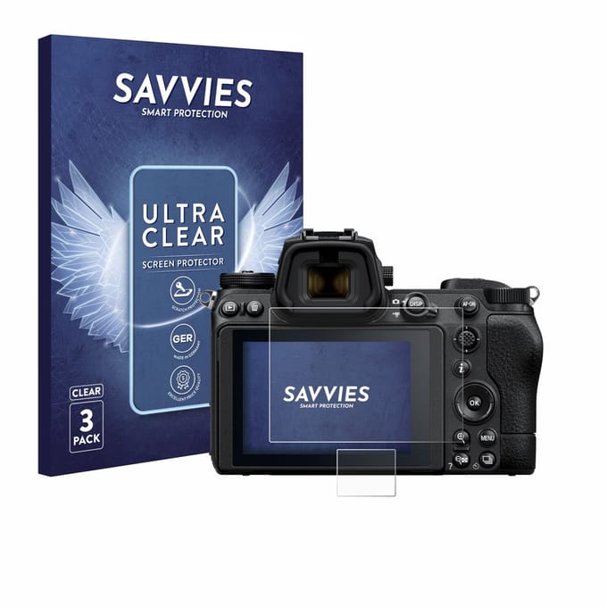 Savvies - Screenprotector voor Nikon Z 6 II - Folie Beschermfolie transparant 6 Stuks