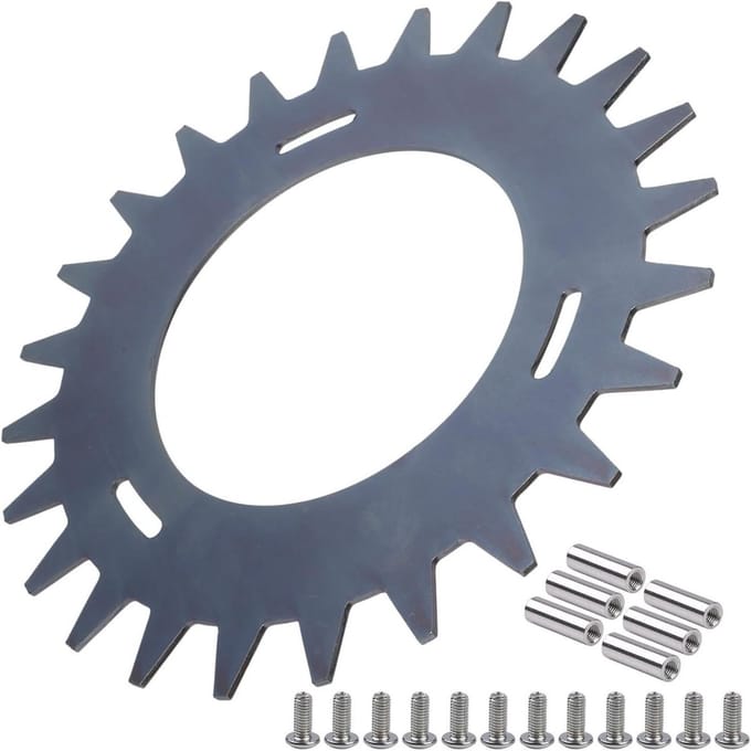 Antislip Spikes - Grip Verbeteraars - Robotmaaier Stabiliteit - Robuust Metaal - 1 Set - Zilverkleurig