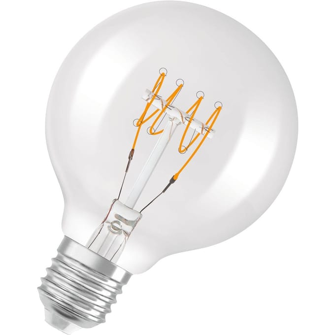 Osram E27 LED Globelamp | 4.8W 2700K 220V/240V 827 470Lm | 320° Ø80mm Dimbaar
