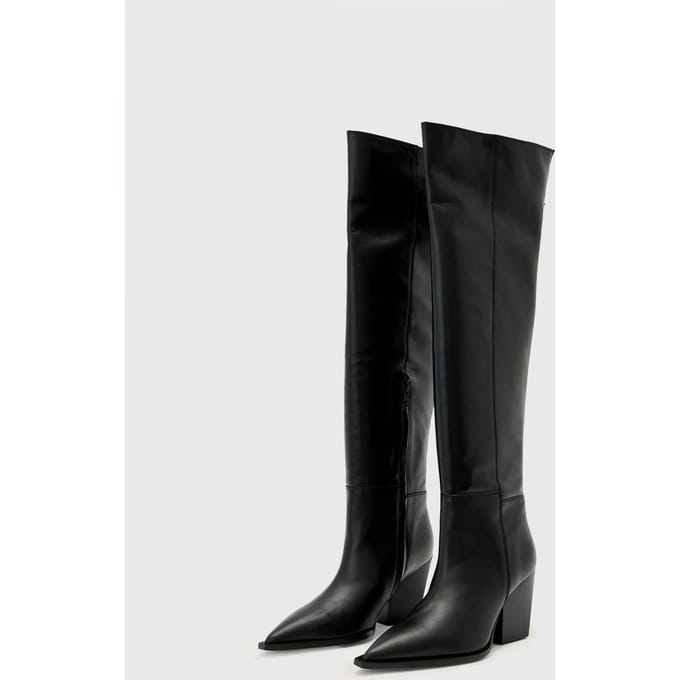 AllSaints Reina Zip Boot Black Größe: 37 | Stiefel Outlet | Damen | Schwarz