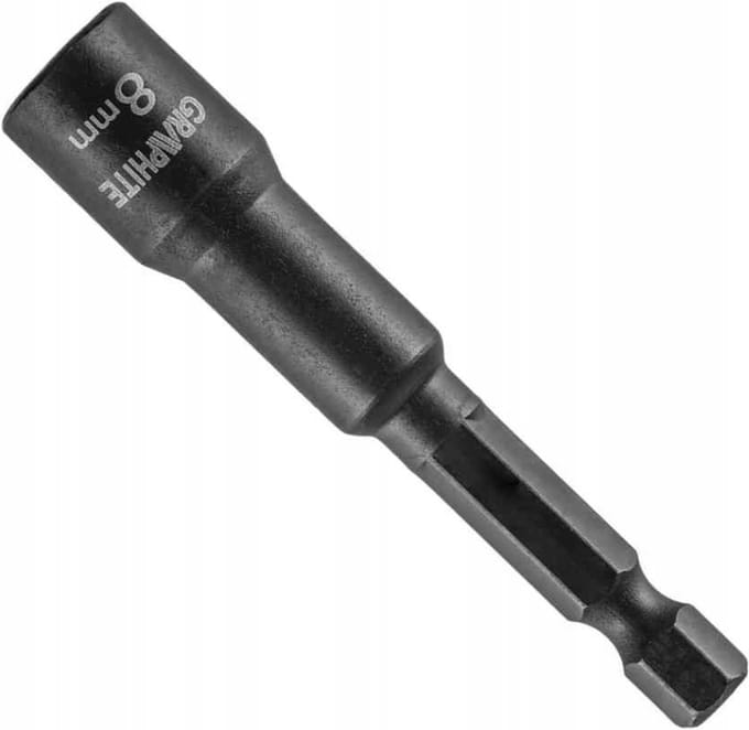 Magnetische dopsleutel bit - 8mm - 1/4" - S2 staal