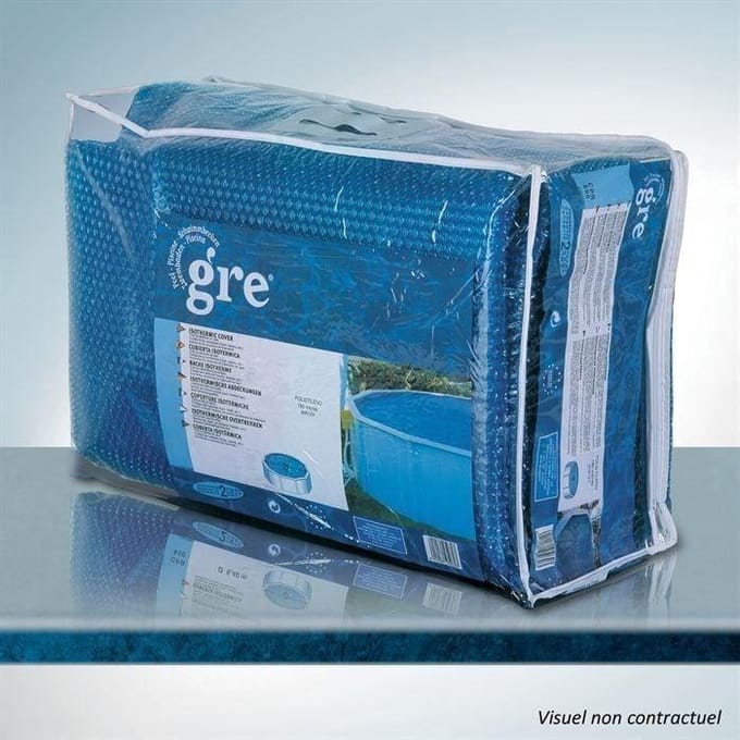 GRE - Ronde noppenfolie voor stalen zwembad Ø 350 cm - Dikte 0,18 mm