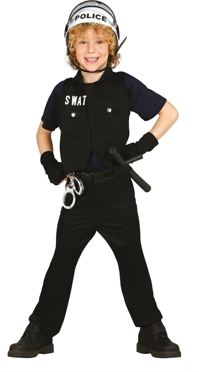 Fiestas Guirca - S.W.A.T. child (7-9 jaar) - Carnavalskleding - Carnaval - carnavalskleding 2027 - Carnaval kostuum