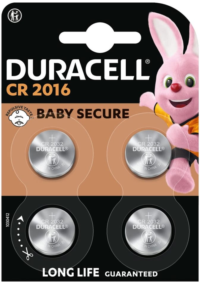 Duracell Knoopcelbatterijen 2016 - 6 x 4 stuks - Voordeelverpakking