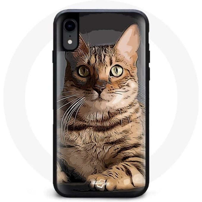 Coque Iphone X Tas de chat du Bengale