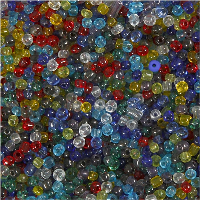 Creativ Company Seed Beads Transparent Glass 130 grams
