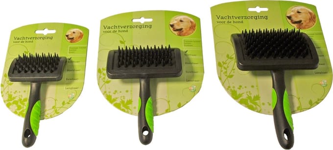 Hondenborstel rubber massage small