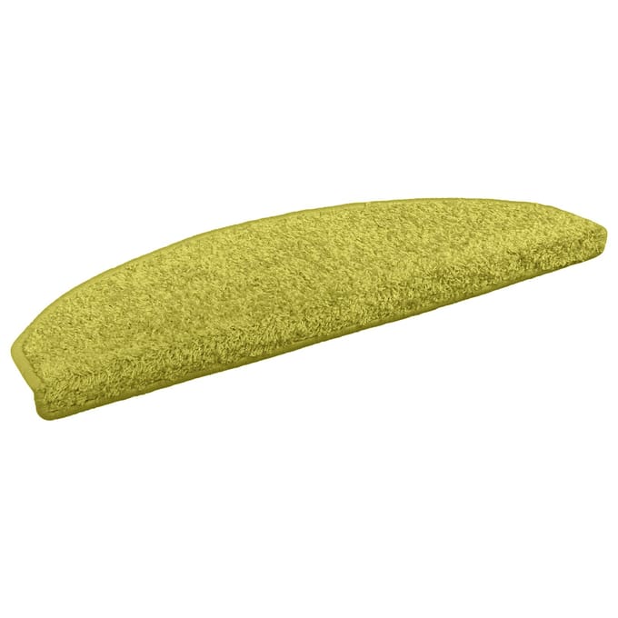 vidaXL - Zelfklevende - trapmatten - 15 - st - 80 - x - 24,5 - x - 3,5 - cm - Groen