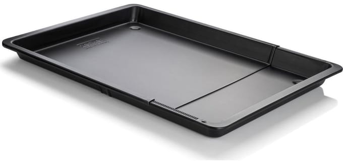 Uitbreidbare ovenbakplaat van 37 tot 52 cm Zenker Black Metallic