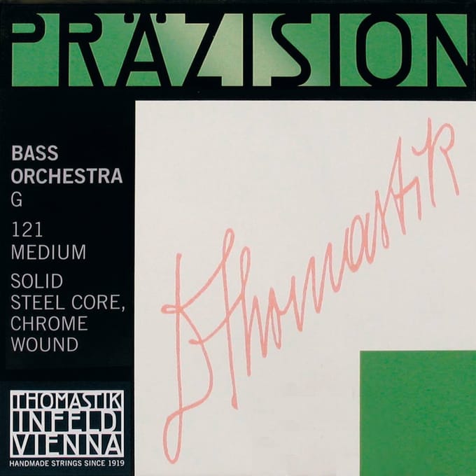 Thomastik Infeld TH-121 double bass string G-1 4/4 (string length 110cm), steel core, chrome