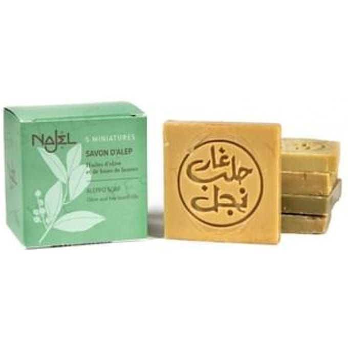 Aleppo gastenzeepjes SET 5 zeepjes - 5x20 g - S