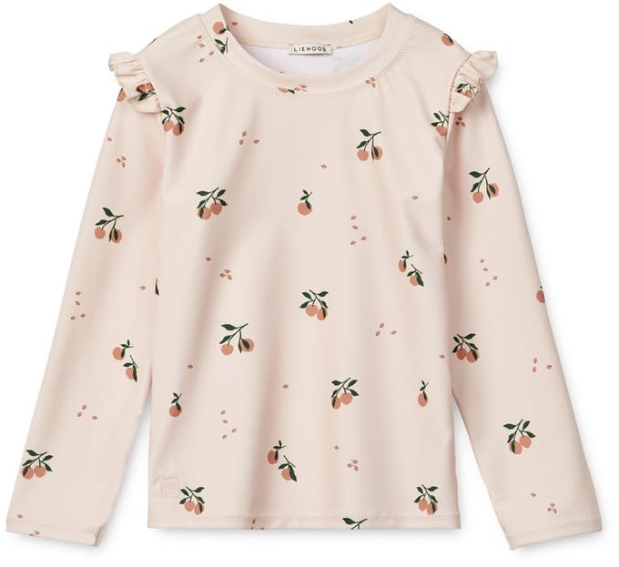 Liewood Tenley Printed Swim Tee Peach / Sea shell Maat 128