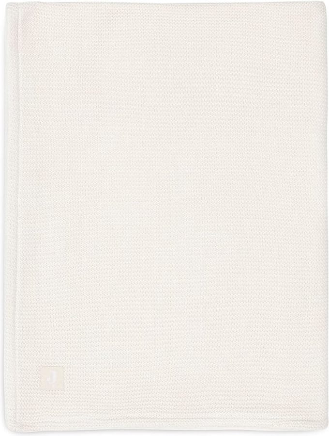 Jollein Deken Wieg 75x100cm Basic knit Ivory/Coral Fleece