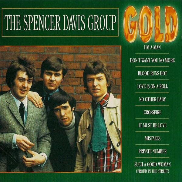 CD SPENCER DAVIS - Gold GOLD096 Goud 1993 Nederland ObiRock Gebruikt brown