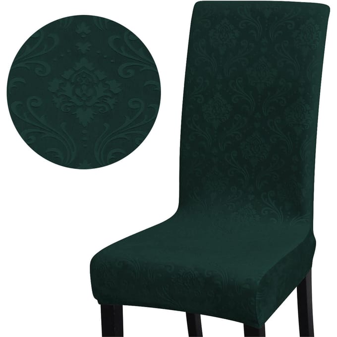 Meble odNowa - Stoelhoes - Grijs Velours - Met Elastische Band