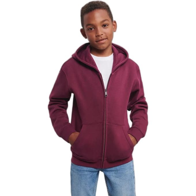 Kindercapuchon met rits Russell Athletic Authentic