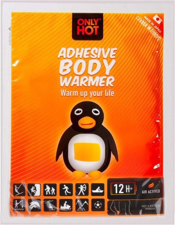 Only Hot zelfklevende lichaamswarmer 12 uur langdurige warmte