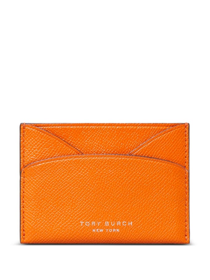 Tory Burch creditcard houder oranje vrouw romy