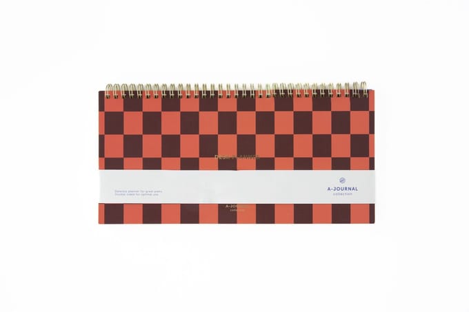 A-Journal - Weekplanner - Bureau - Spiraal - Geruit