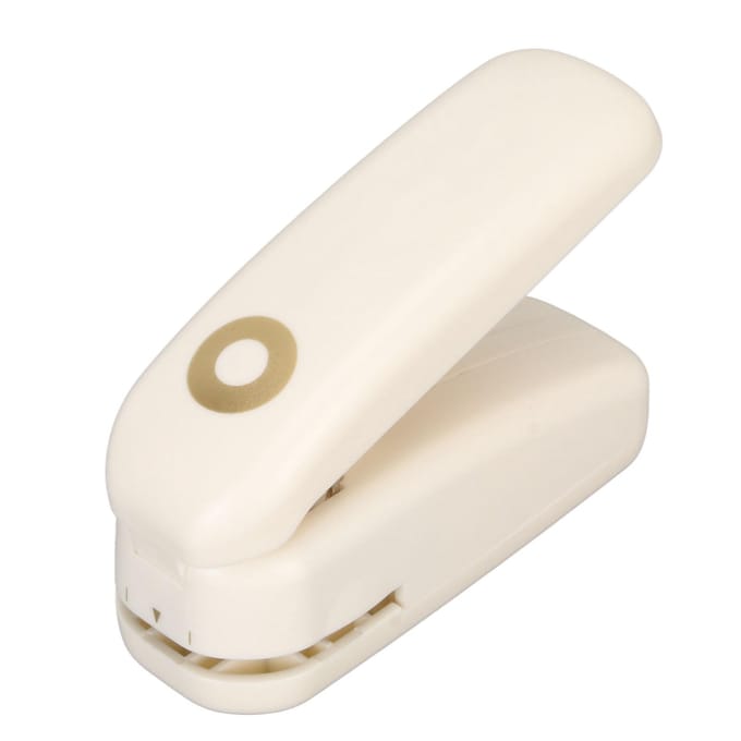 Mini perforator opvouwbaar boek papier ring perforator scrapbook plak hefboomwerking knutselperforator beige