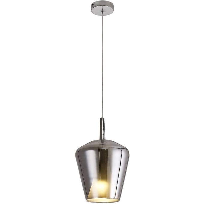 Mantra Iluminación Elsa hanglamp, 1-lamp, Ø 22,5 cm, glas, chroom