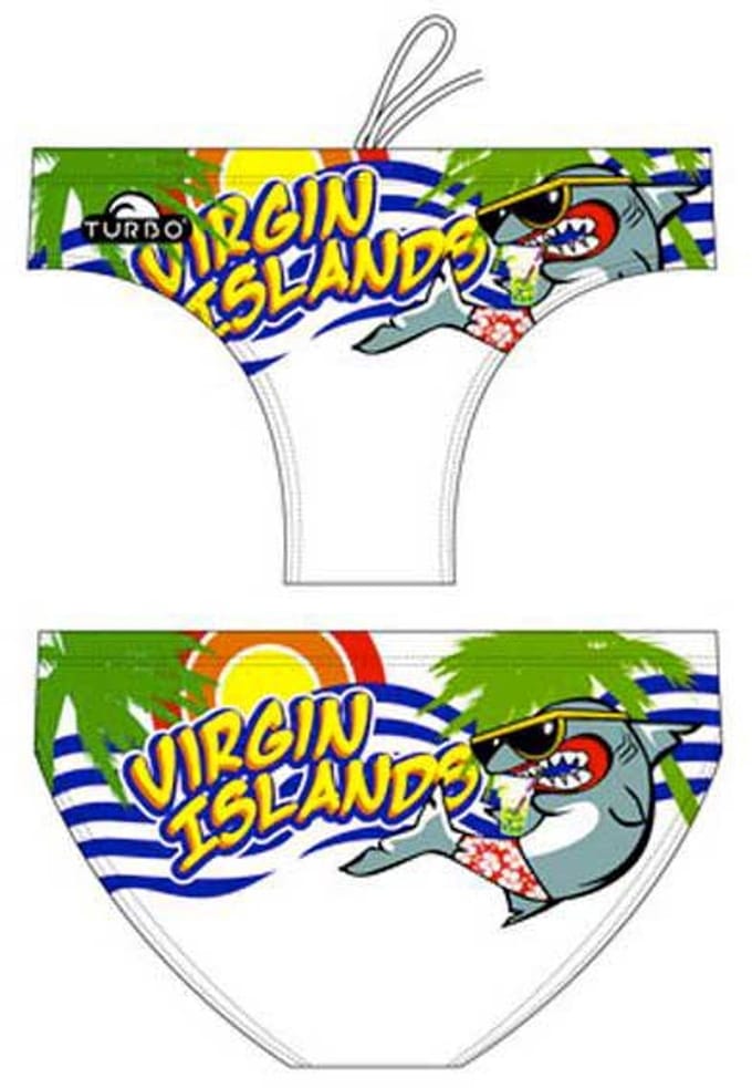 Turbo Virgin Islands Zwemslip Veelkleurig 5XL Man