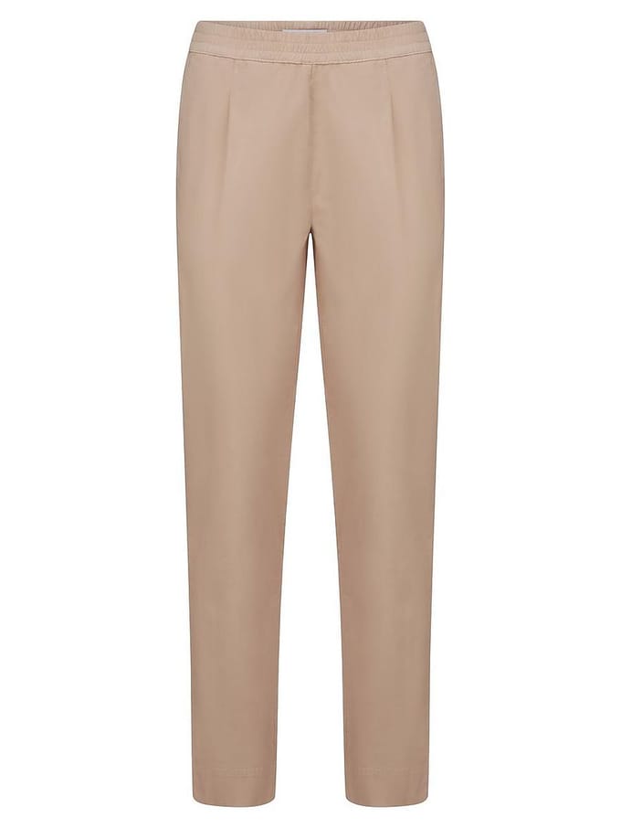 Slim Fit-7/8-broek Van Peter Hahn beige
