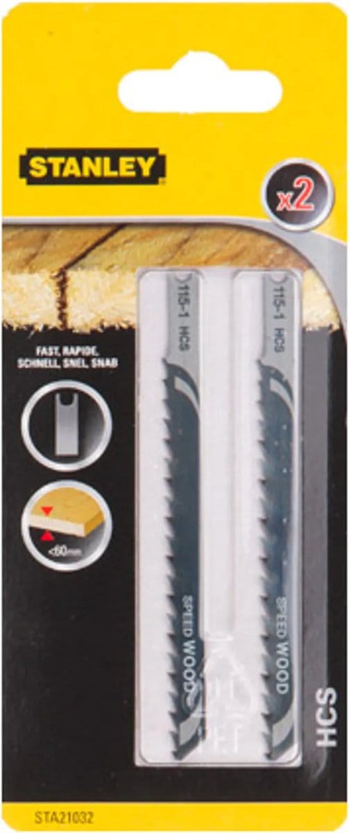 Stanley u-schacht hout/spaanpl grof