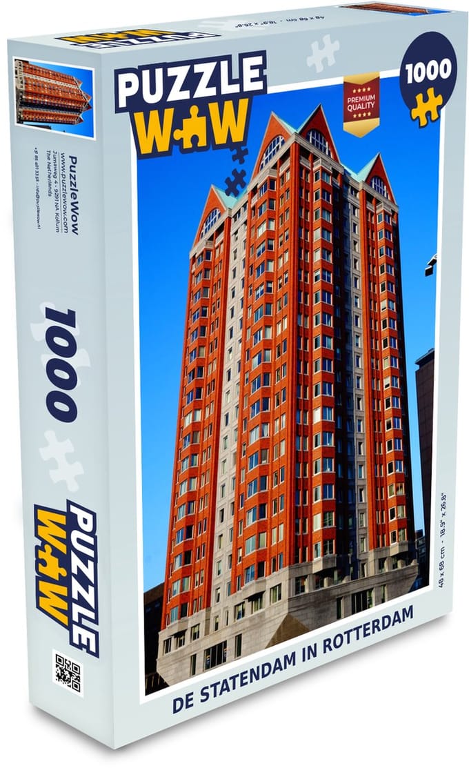 Puzzel Rotterdam - Nederland - Wonen - Legpuzzel - Puzzel 1000 stukjes volwassenen