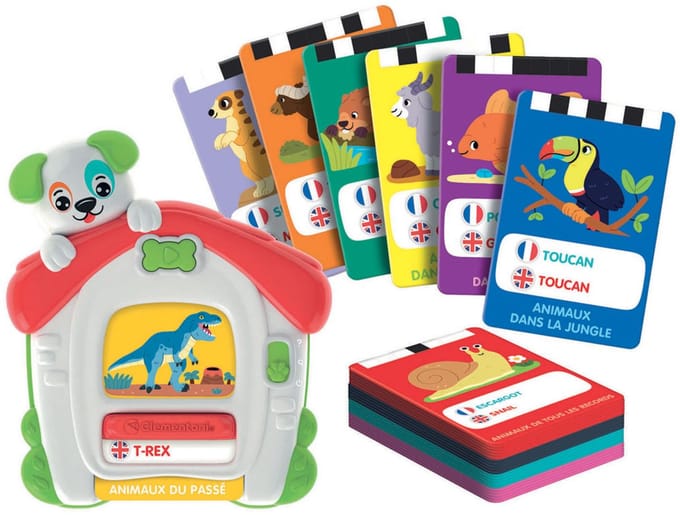 Clementoni Education - My First 100 Words Bilingual - The Animals FR-EN