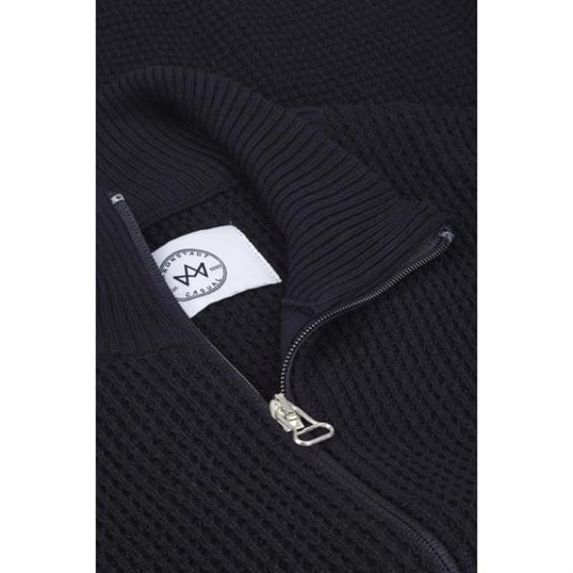 Kronstadt Abel Zip Casual sweater heren Zwart 3XL