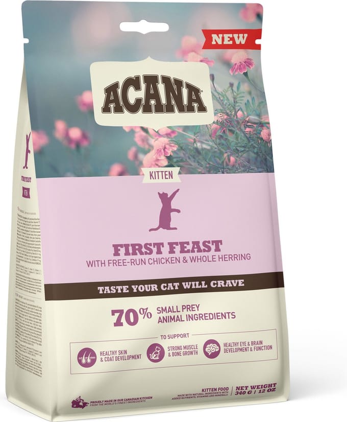 Acana Kitten First Feast Kip&Haring - Kattenvoer - 340 g