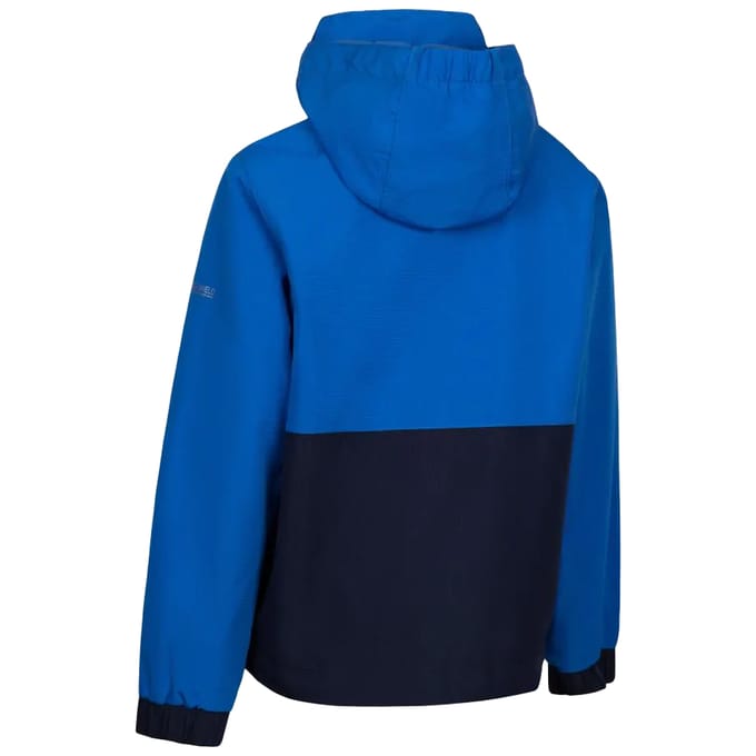 Trespass Jongens Zeppe TP50 Waterdichte Jas (Blauw)