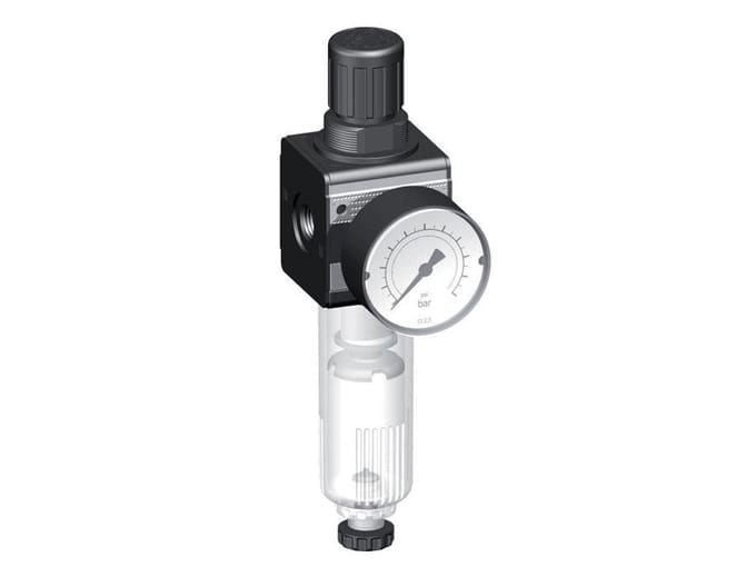Filter-Regelaar G1/4'' 1600l/min 0.2-6.0bar/3-87psi Cilinderlock Multifix 1