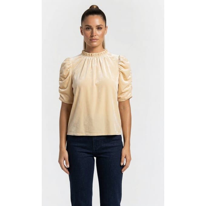 & Other Stories Sadie Blouse Beige Größe: 34 | Blusen Outlet | Damen | Braun