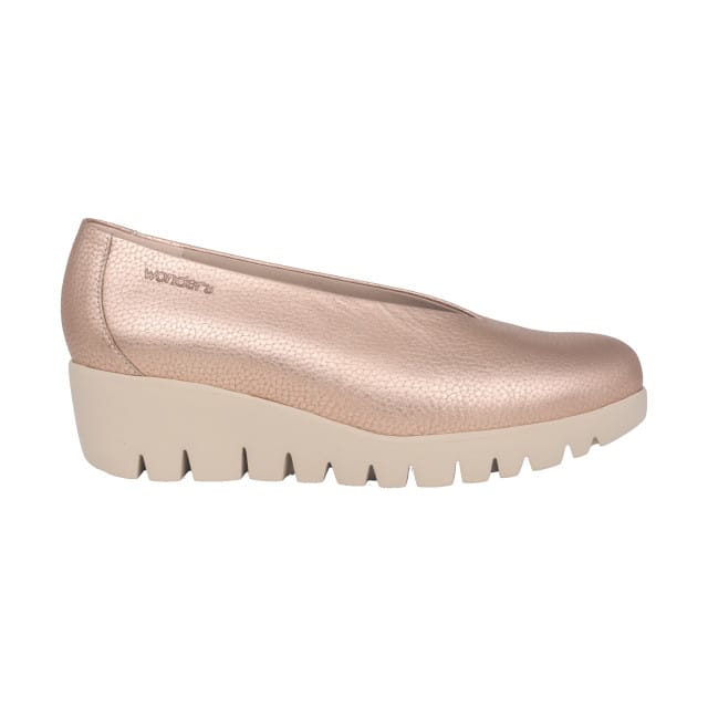 Wonders Fly - dames instapper - Beige - maat 40 (EU) 7 (UK)