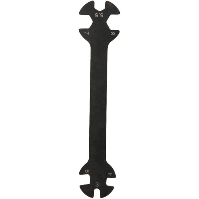 RC Auto Model Gereedschap Sleutel Open Eindsleutel Geschikt voor 3  4  5  5.5  7  8mm SchroefmoerZwart white