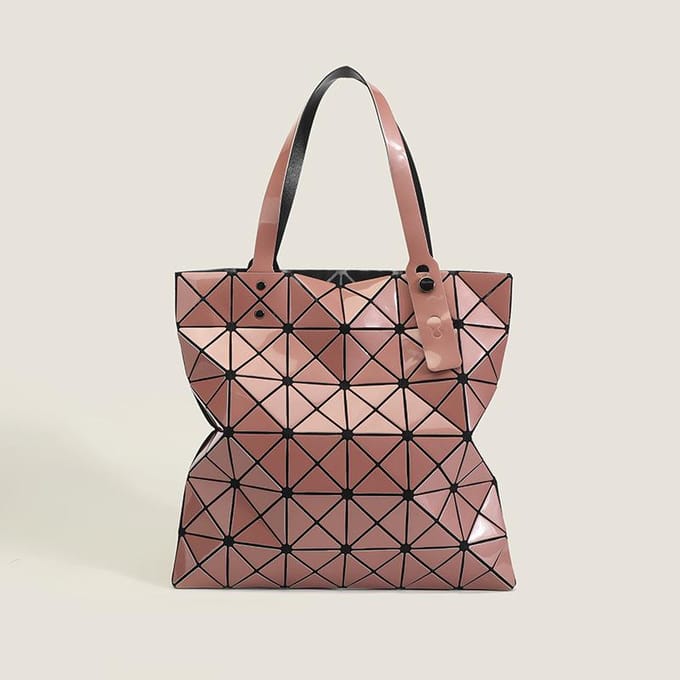 Niche Honderd Zes Ruit Geometrisch Ruit Mode Licht Handtas Mode Honderd Honderd Draagtas Vrouw wit