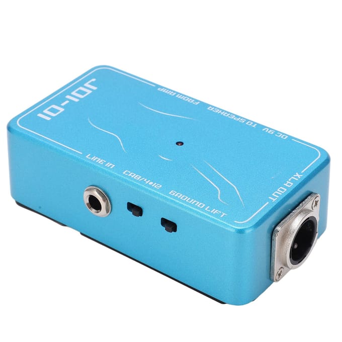 DI Box Passief Directe Amp Simulatie Elektrische Gitaar Effectpedaal met Speakers JDI?01 blue