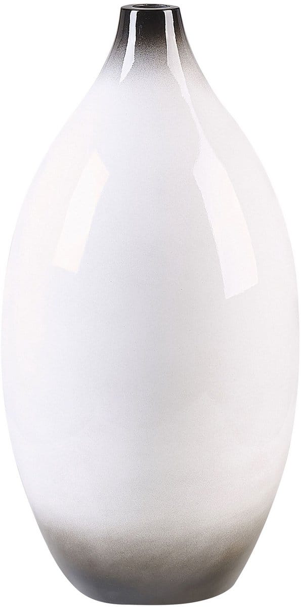 BAEZA - Decoratieve vaas - Wit - Terracotta