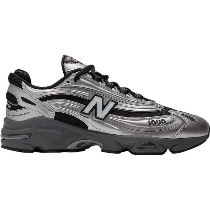 1000 Metallic Silver Sneakers