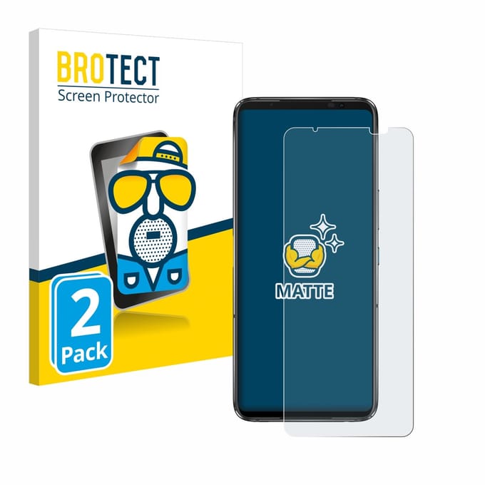 BROTECT - Screenprotector voor ASUS ROG Phone 7 Ultimate - Folie Beschermfolie matte 2 Stuks
