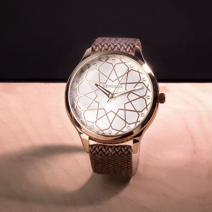 Bergson - Dames Horloge Ocean BGW8621RL34 - Rosekleurig