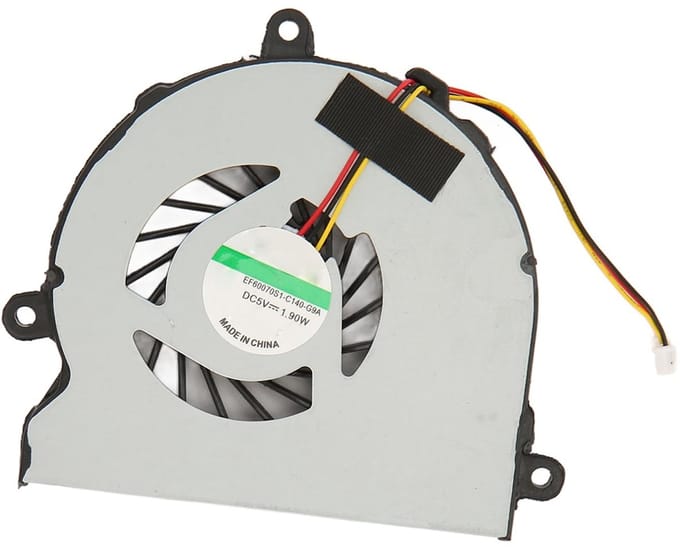 Dailygoods - CPU-koelventilator - Vervangend onderdeel - 4-pins aansluiting - Laptopventilator - Verbeterde warmteafvoer - Geschikt voor 242 G1 250 G3...